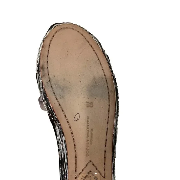 Sophia Webster Suki Jelly Platform Wedge Sandal - Picture 9 of 9